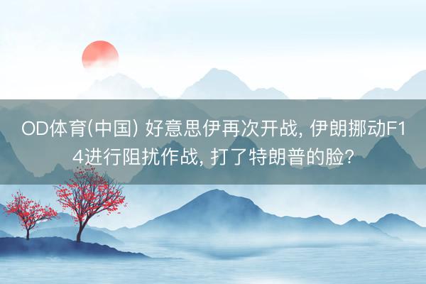 OD体育(中国) 好意思伊再次开战, 伊朗挪动F14进行阻扰作战, 打了特朗普的脸?