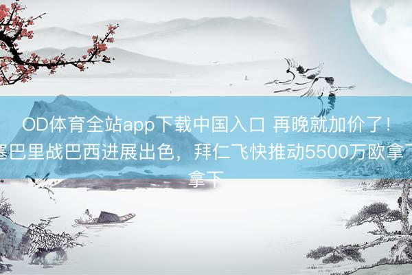 OD体育全站app下载中国入口 再晚就加价了！塞巴里战巴西进展出色，拜仁飞快推动5500万欧拿下