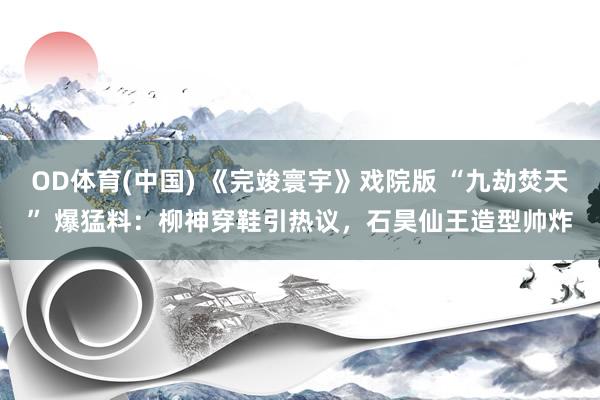 OD体育(中国) 《完竣寰宇》戏院版 “九劫焚天” 爆猛料：柳神穿鞋引热议，石昊仙王造型帅炸